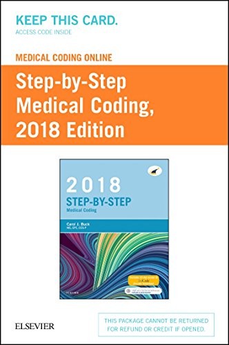 Medical Coding Online for Step-by-Step Medical Coding, 2018 Edition (Access Card)