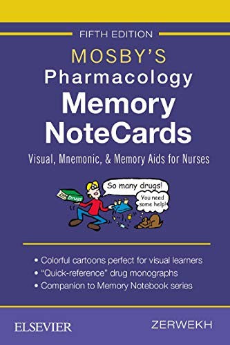 Mosby's Pharmacology Memory NoteCards