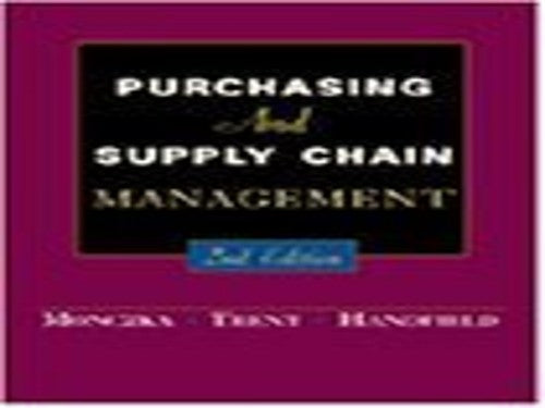 Purchasing and Supply Chain Management