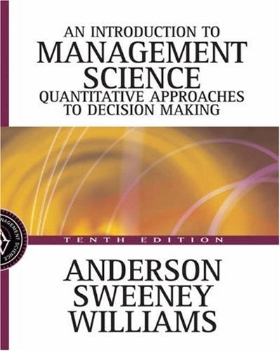 An Introduction to Management Science