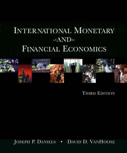 International Monetary and Financial Economics with Economic Applications