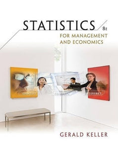 Statistics for Management and Economics (Book Only) 