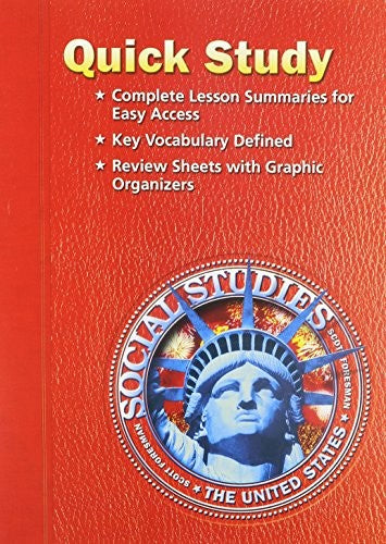 Social Studies 2005 Quick Study Grade 5 the United States