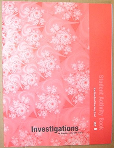 Investigations 2008 Student Activity Book Grade 2 Book 6