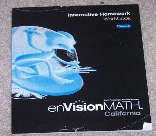 Interactive Homework Workbook Grade 6 (enVision Math)