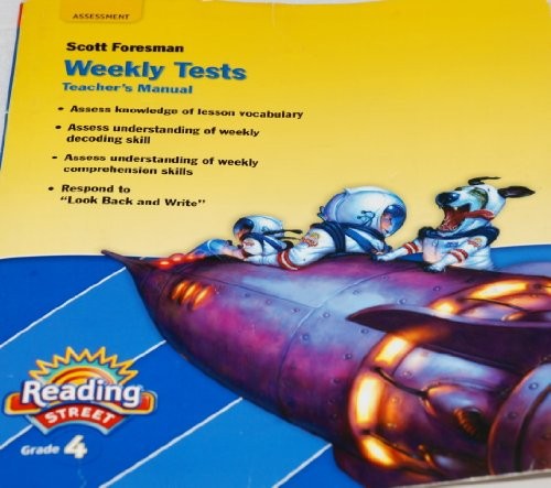 Weekly Tests Teacher's Manual, Grade 4