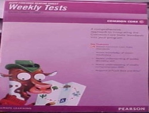 Reading Street Common Core Grade 3, Weekly Tests Teacher's Manual