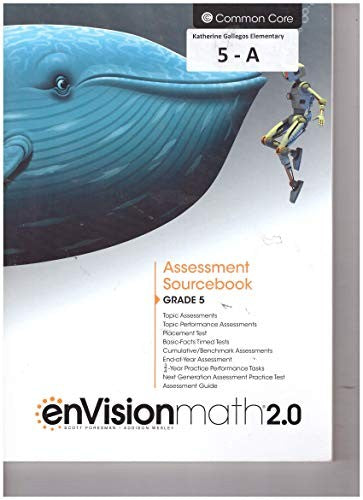 enVisionmath2.0 Assessment Sourcebook Grade 5