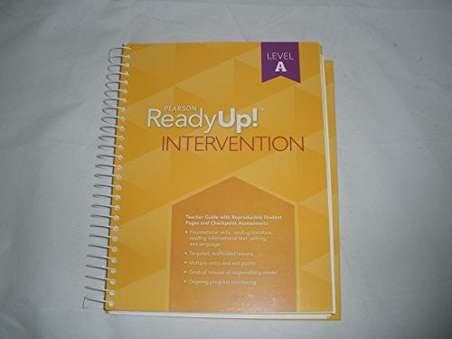 Pearson Ready Up! Intervention Level A