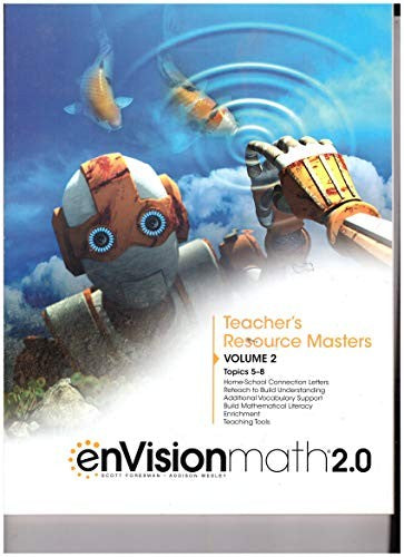 enVision Math 2.0 Teacher's Resource masters Grade 6 - Volume 2 Topics 5-8