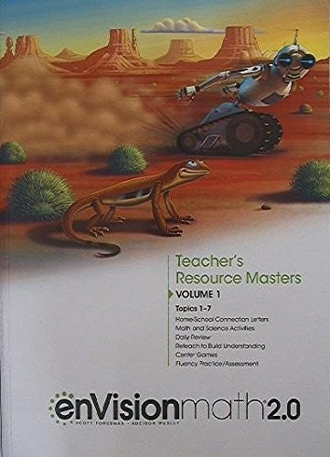 enVision Math 2.0, Teacher's Resource Masters, Grade 4, Volume 1, Topics 1-7, 2017