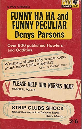 Funny Ha Ha and Funny Peculiar