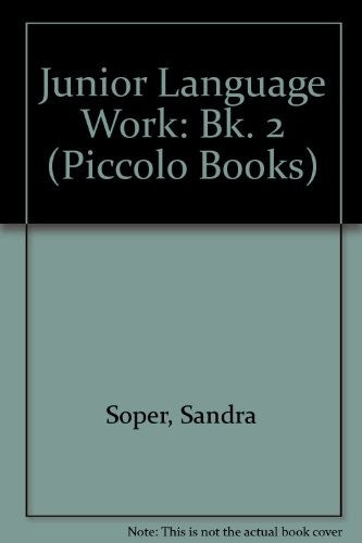 Junior Language Work