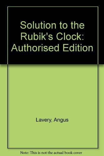 Solution to the Rubik's Clock