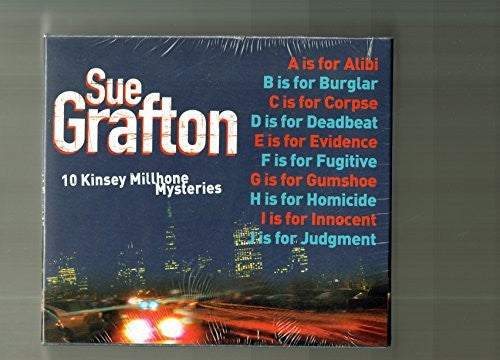 Ten Kinsey Millhone Mysteries ("A is for Alibi" to "J is for Judgement")