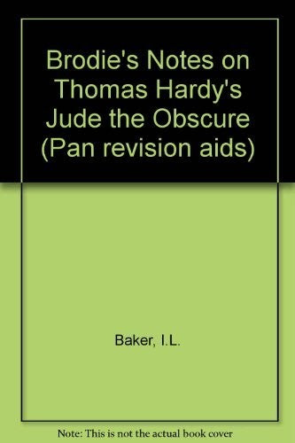 Brodie's Notes on Thomas Hardy's Jude the Obscure