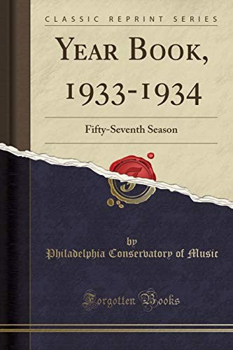 Year Book, 1933-1934
