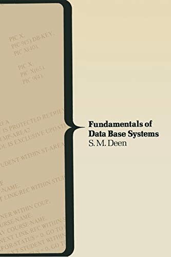 Fundamentals of Data Base Systems