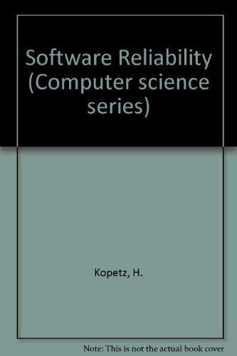 Software Reliability (Computer science series)