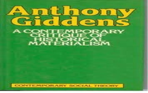 A Contemporary Critique of Historical Materialism