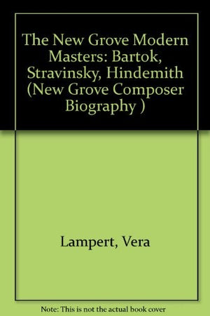 The New Grove Modern Masters