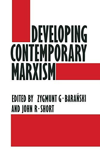 Developing Contemporary Marxism