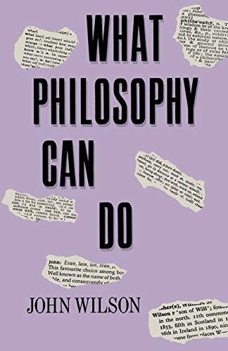 What Philosophy Can Do
