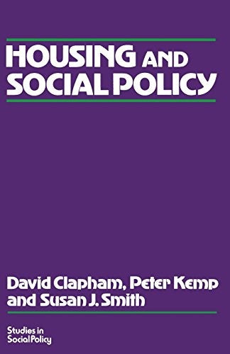 Social Policy and Housing