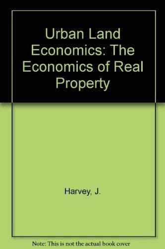 Urban Land Economics