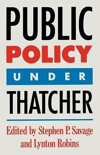 Public Policy Under Thatcher