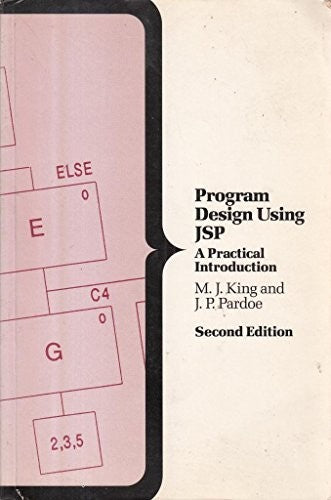 Program Design Using JSP