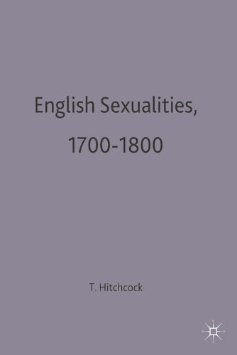 English Sexualities, 17001800