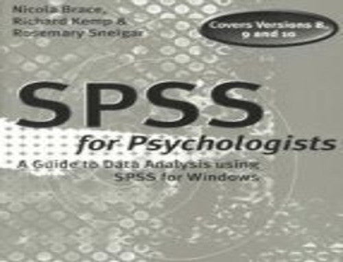 SPSS for Psychologists