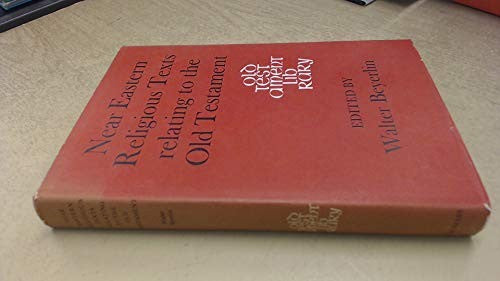Near Eastern Religious Texts Relating to the Old Testament