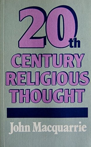 Twentieth Century Religious Thought