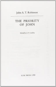 The Priority of John 