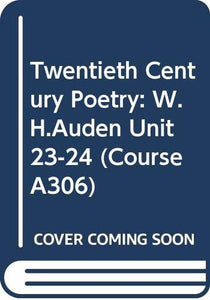 Twentieth Century Poetry 