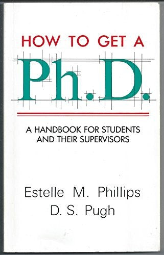 How to Get a PhD