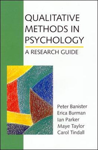 Qualitative Methods in Psychology