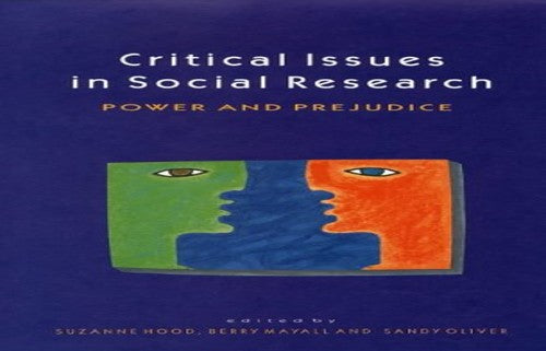CRITICAL ISSUES IN SOCIAL RESEARCH