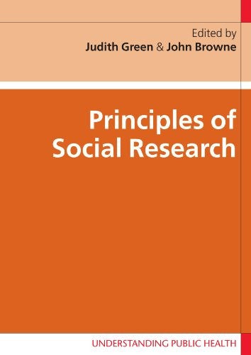 Principles of Social Research