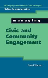 Managing Civic and Community Engagement 