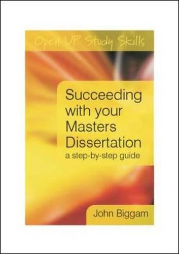 Succeeding with You Master's Dissertation