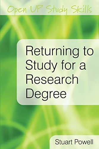 Returning to Study for a Research Degree