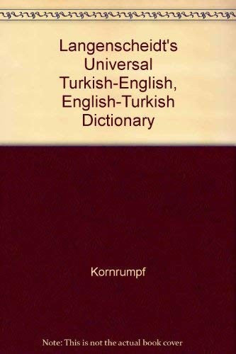 Langenscheidt's Universal Turkish-English, English-Turkish Dictionary