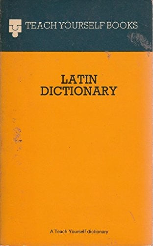 Latin-English, English-Latin Dictionary