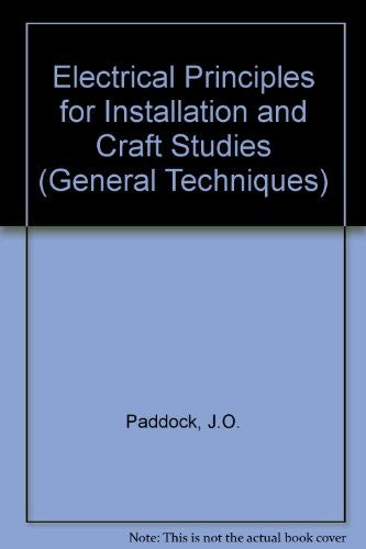 Electrical Principles for Installation and Craft Studies