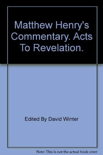 Matthew Henry's Commentary