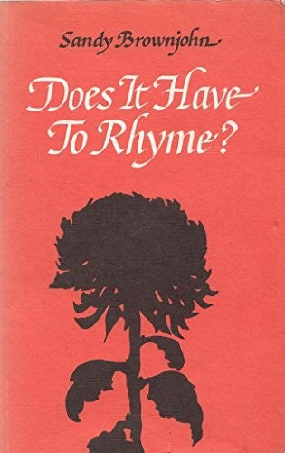 Does it Have to Rhyme?