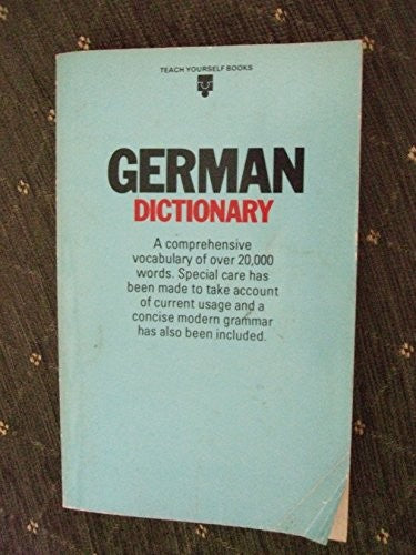 German-English, English-German Dictionary